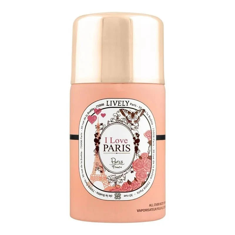 Lively - I Love Paris Body Spray
