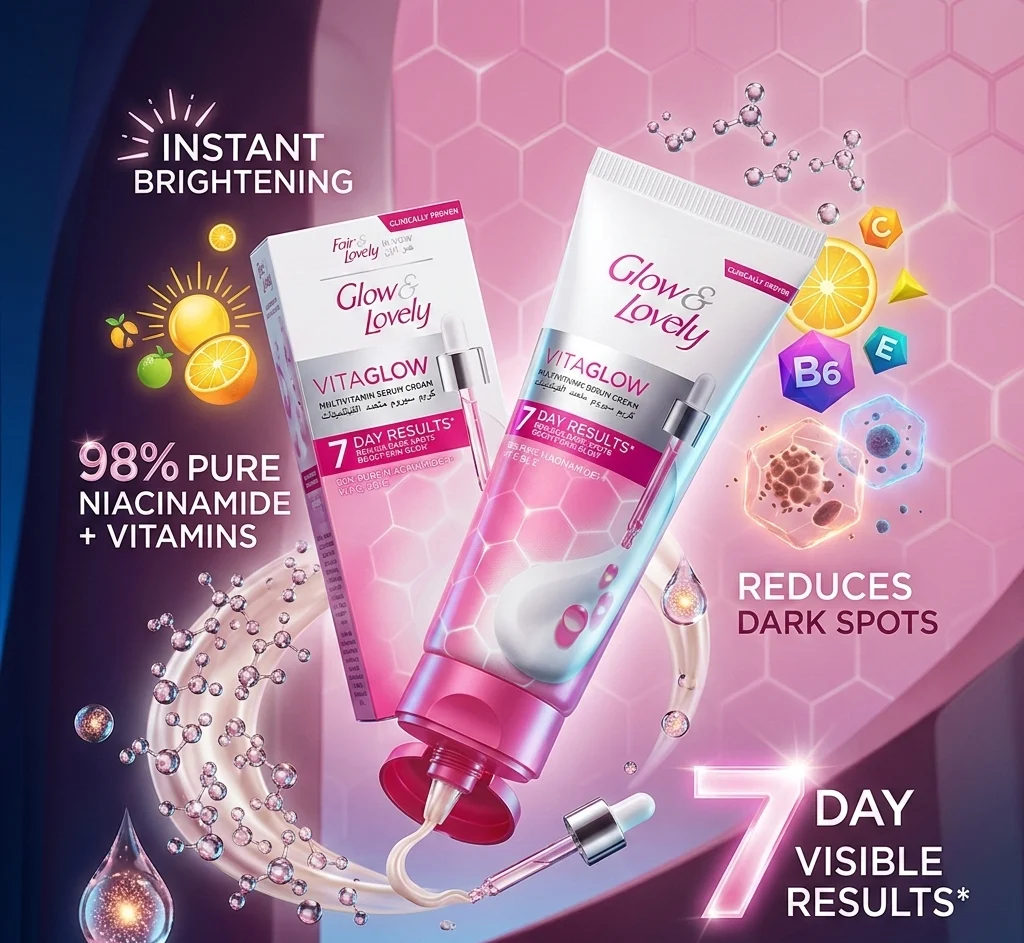 Glow & Lovely - VitaGlow Multivitamin Serum Cream