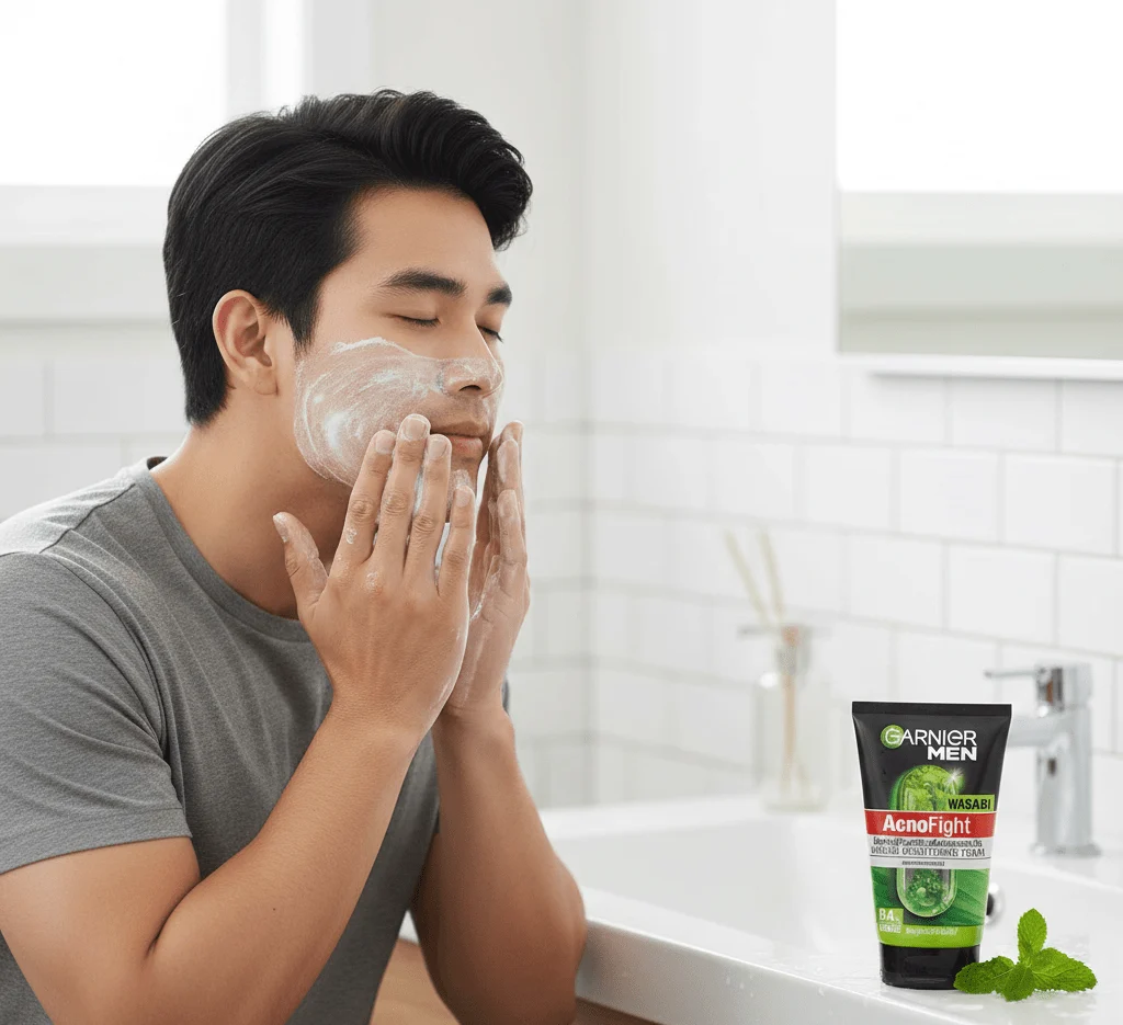 Garnier Men - AcnoFight Wasabi Brightening Foam