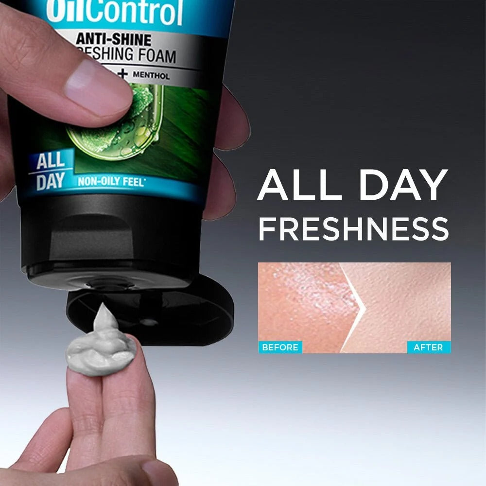 Garnier Men - Oil Control Anti-Shine Refreshing Foam